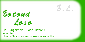 botond loso business card