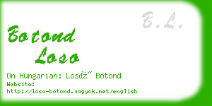 botond loso business card